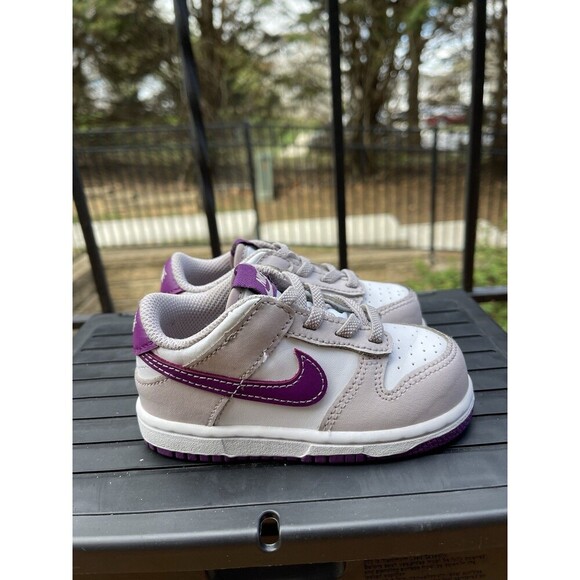 Nike Dunk Low TD ‘Platinum Violet Purple’ – Size 7C (FB9107-104) – No Box - Picture 2 of 9
